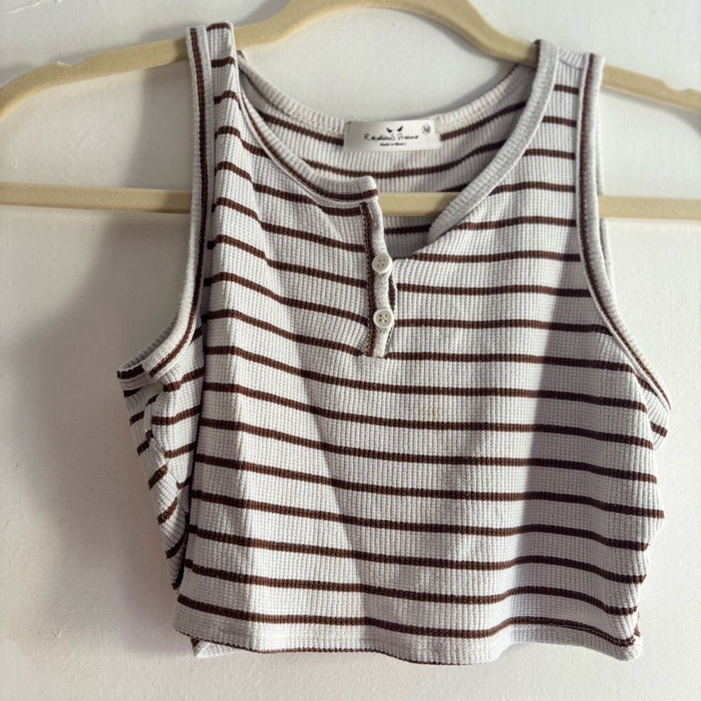 Striped Sleeveless Top